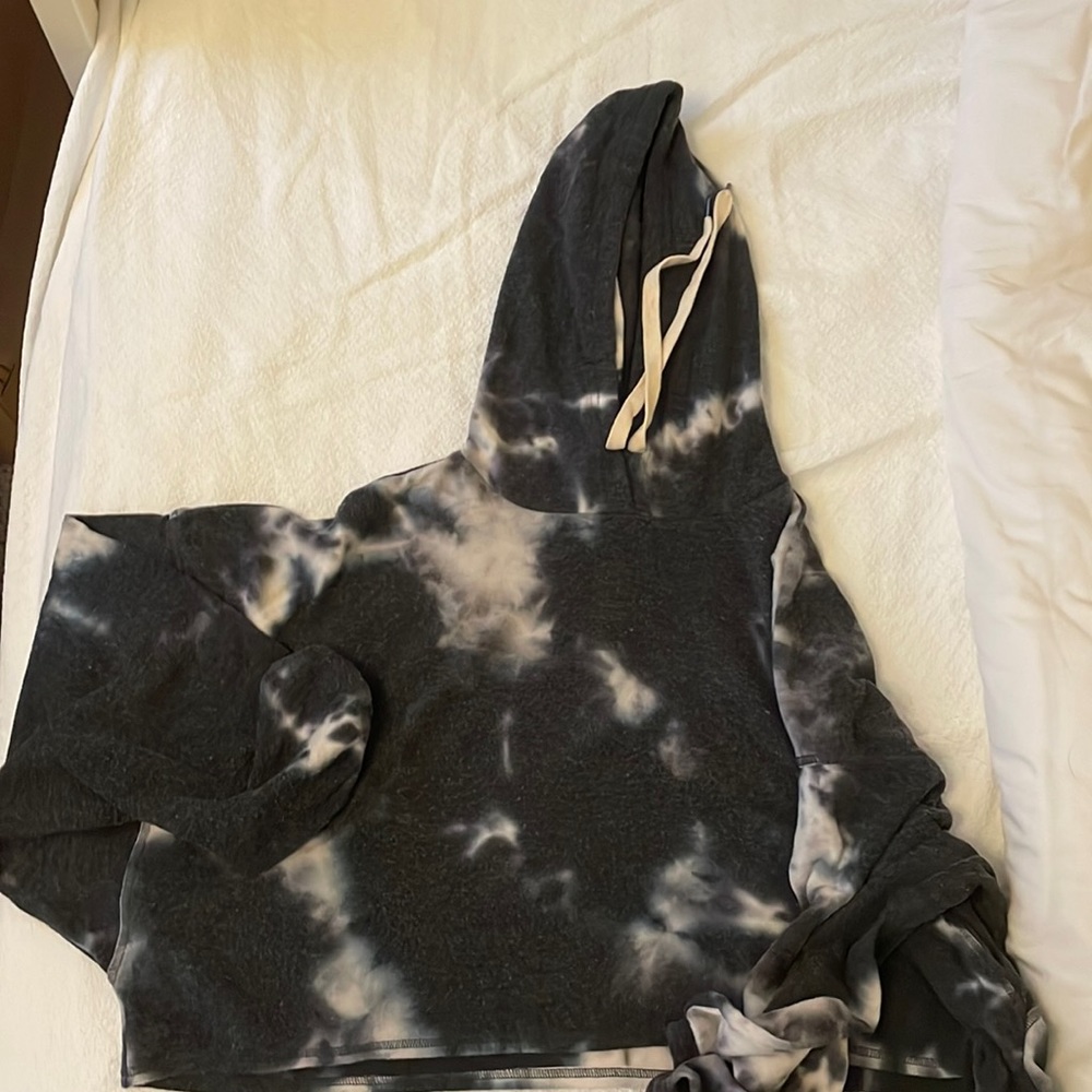 Urban outfitter tie dye cropped hoodie